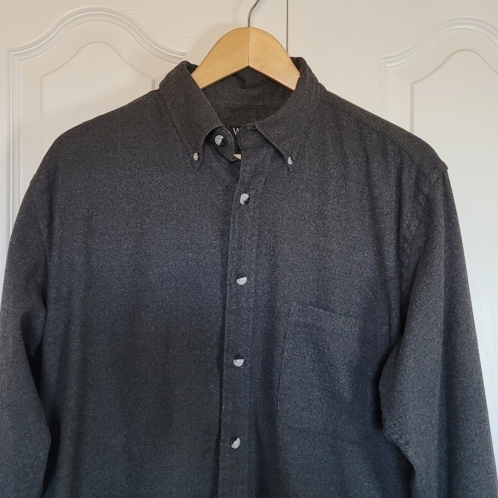 WIND River Warm Button Down | size LARGE